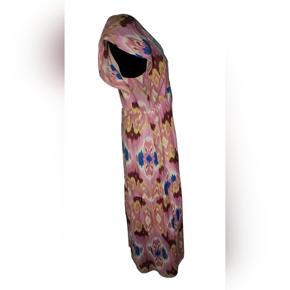 THML Flutter Sleeve Abstract Maxi Dress, Womens Small - Picture 6 of 8